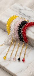 Elegant Crystal Beaded Bracelet – Premium Stylish Hand Jewelry