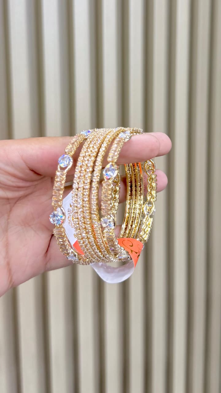 China zircon bangles ladies regular size
