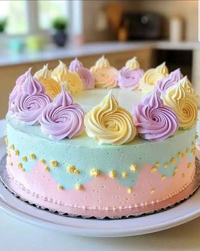 Multi Flavour & color cake with customize order