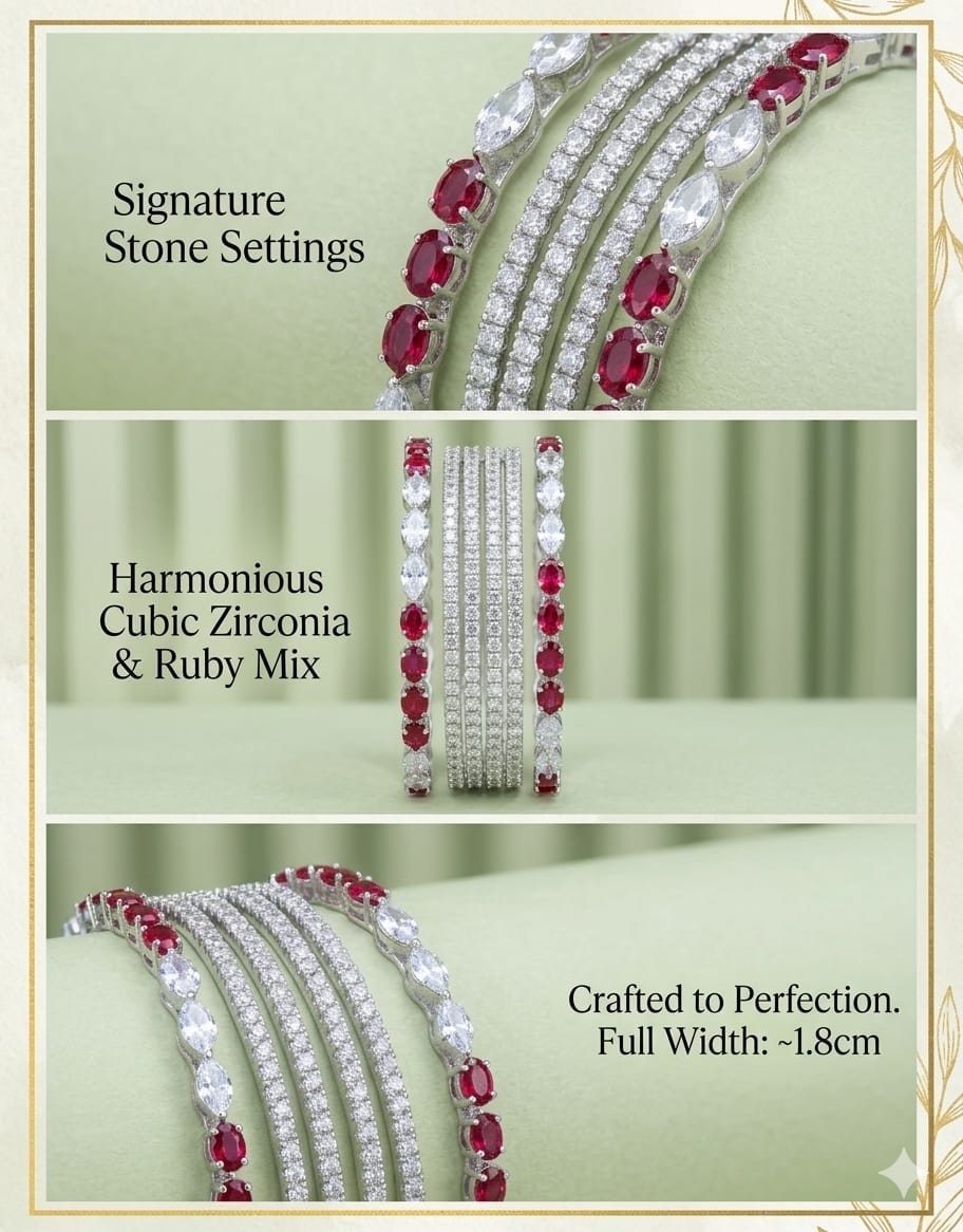 China zircon bangles ladies regular size