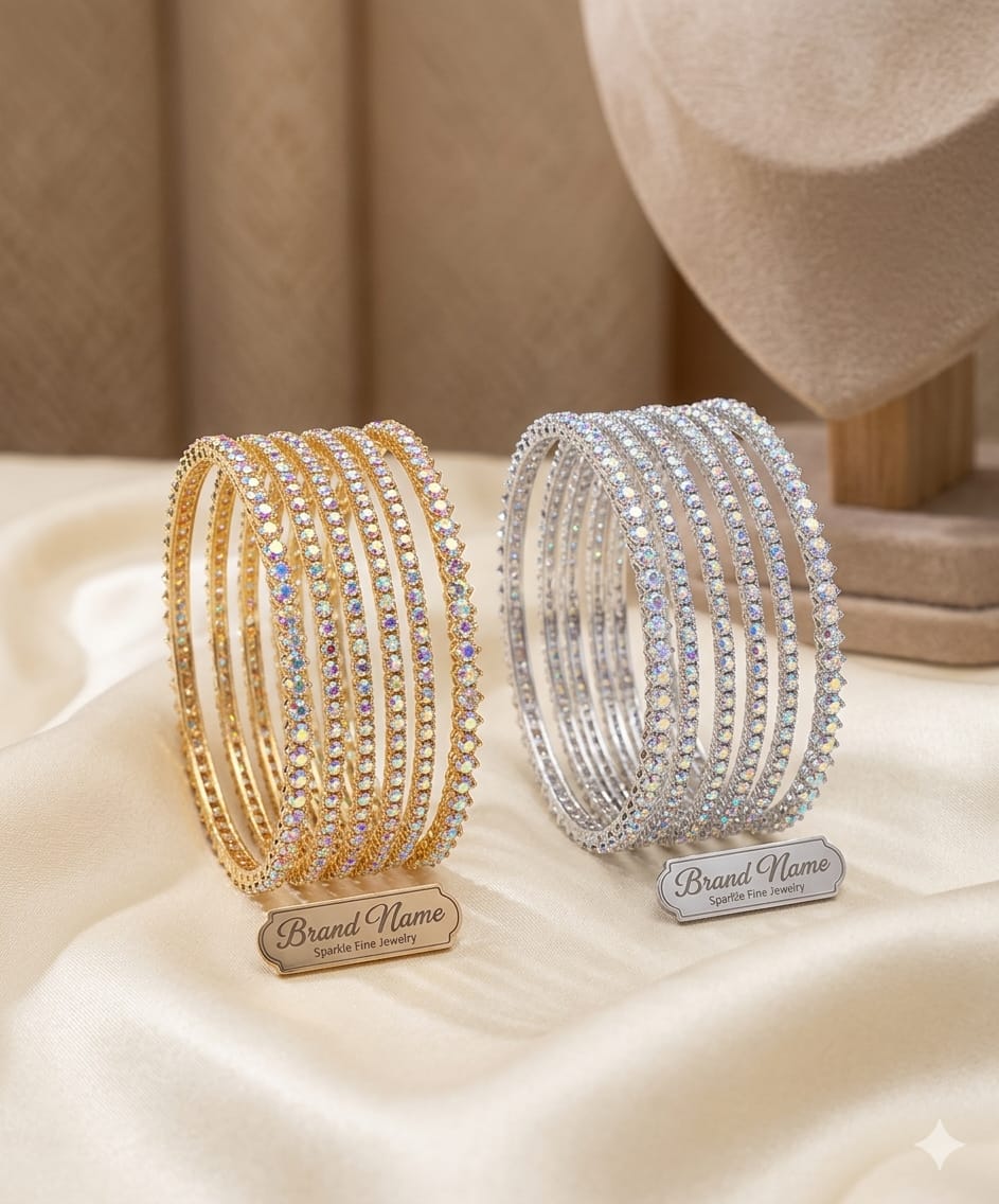 China zircon bangles ladies regular size