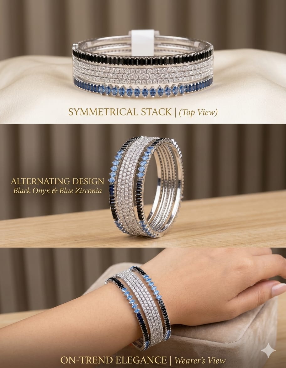 China zircon bangles ladies regular size