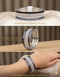 China zircon bangles ladies regular size