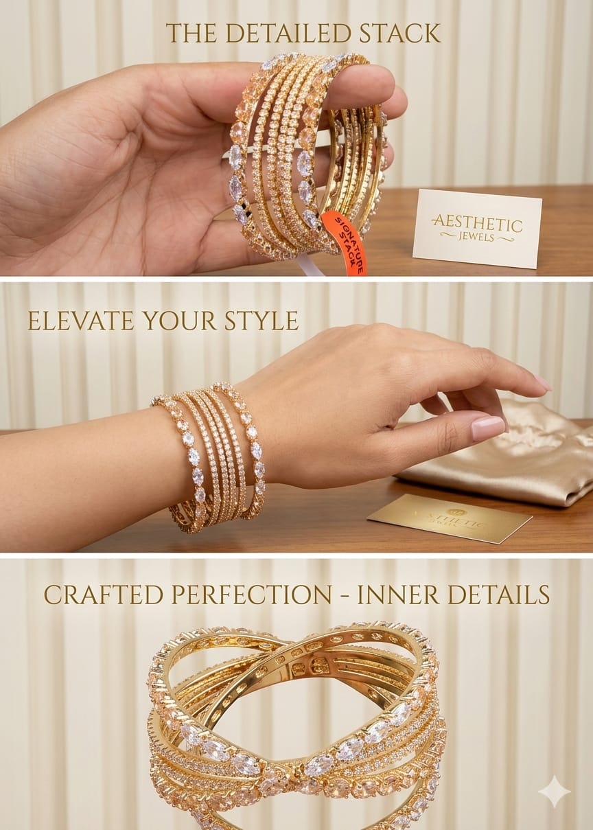 China zircon bangles ladies regular size